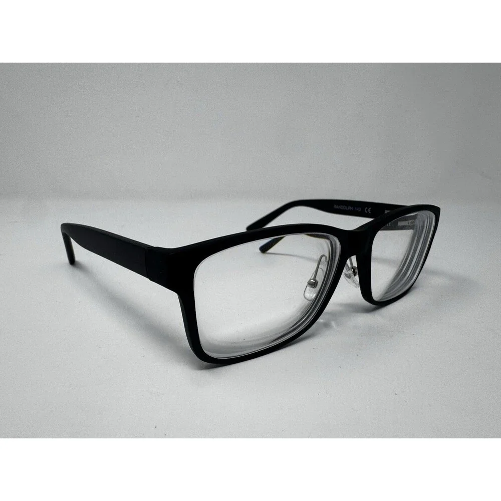 Randolph Triton Black Eyeglass Frames 53-16-140 Japan